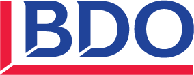Logo di BDO, azienda di consulenza e revisione con servizi per il settore farmaceutico e sanitario.